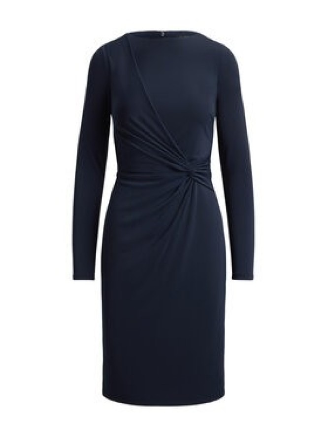 LAUREN RALPH LAUREN Sukienka dzianinowa 200P14033001 Granatowy Slim Fit
