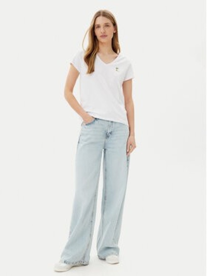 Pieces T-Shirt Tilly 17157705 Biały Regular Fit