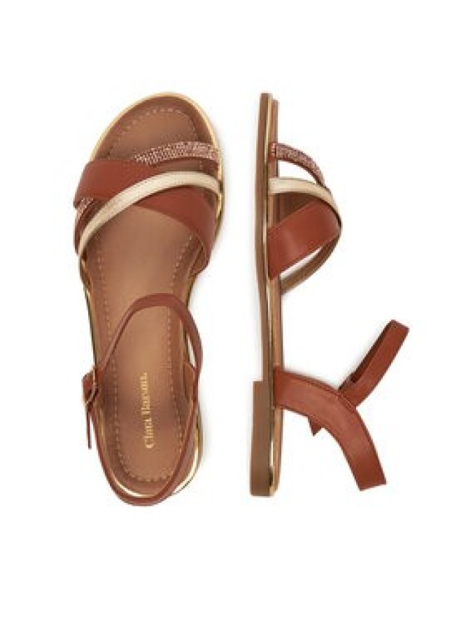 Clara Barson Sandały WS5551-7A Brązowy