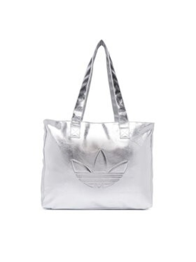 adidas Torebka Shopper Metallic Pu Bag KR1566 Srebrny