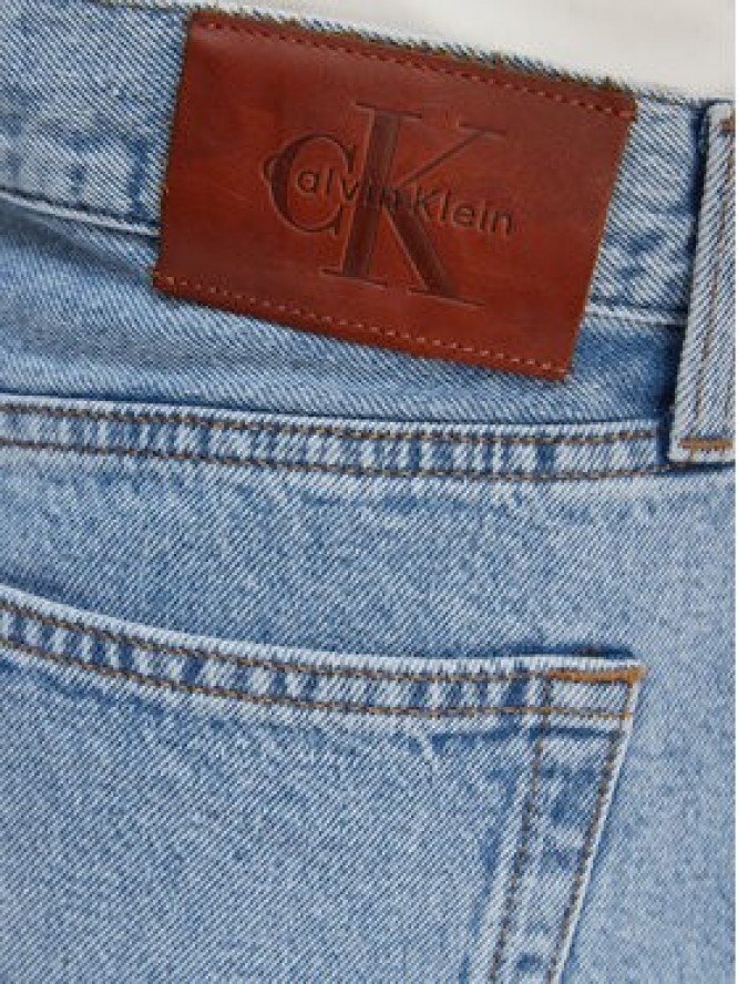 Calvin Klein Jeans Szorty jeansowe LV047F675G Niebieski Regular Fit