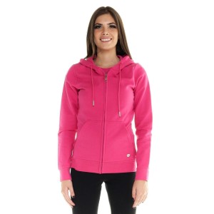 Damska bluza Leone z kapturem Basic zapinanym na zamek na całej długości