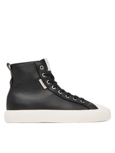 Calvin Klein Trampki Vulc Lace Up Hightop Lth HW0HW03076 Czarny
