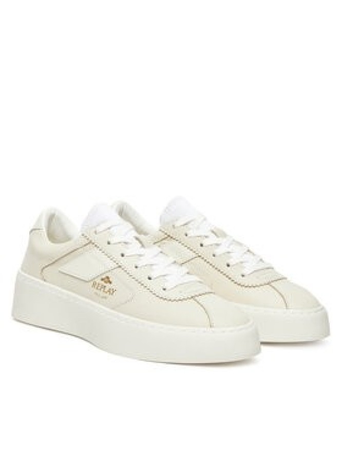 REPLAY Sneakersy Allen GWSE4 .000.C0002L Écru