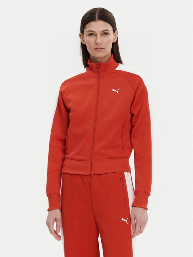 Puma Bluza T7 Always On 629796 Czerwony Regular Fit