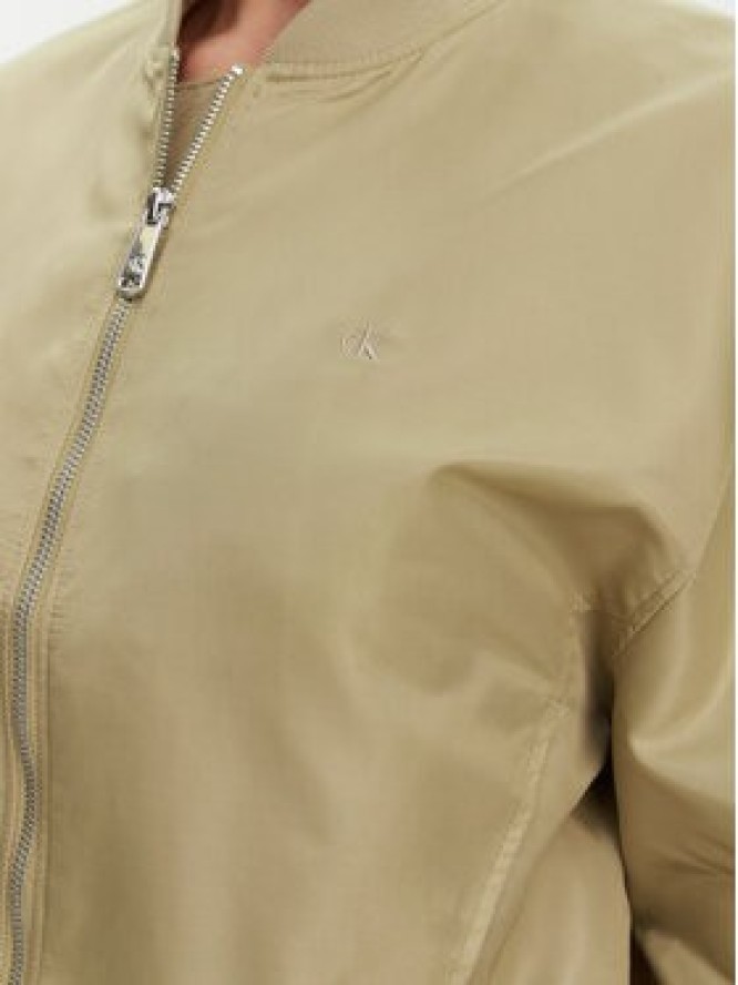 Calvin Klein Jeans Kurtka bomber Hero LV047B528G Beżowy Relaxed Fit
