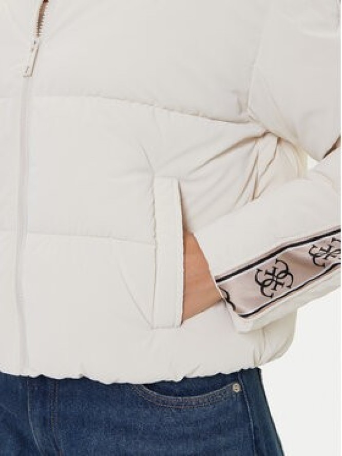 Guess Kurtka zimowa V5BL11 WGYC2 Écru Regular Fit