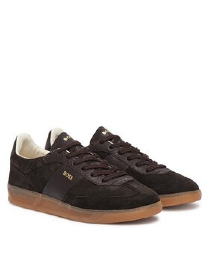 BOSS Sneakersy Brenta 50573842 Brązowy ciemny