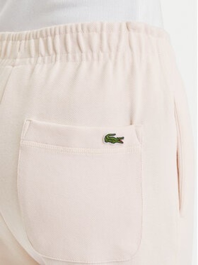Lacoste Spodnie dresowe XF5244 Różowy jasny Regular Fit