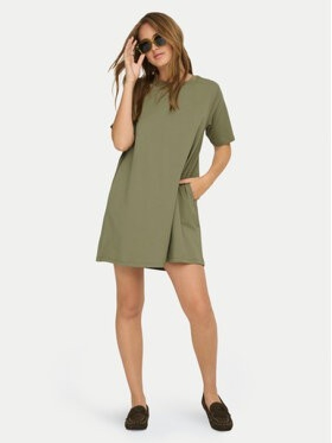 ONLY Sukienka codzienna Mara 15374631 Zielony Oversize