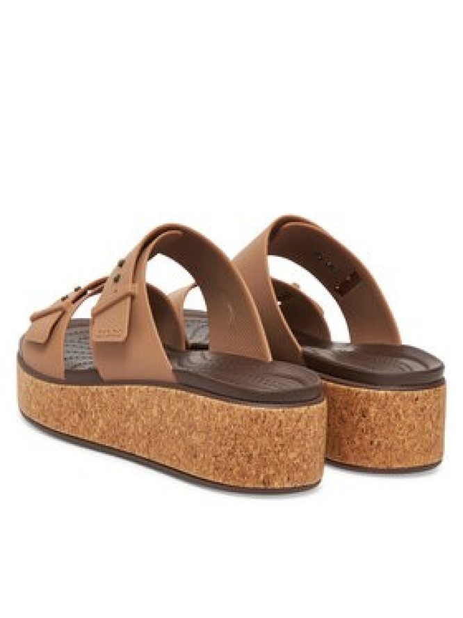 Crocs Klapki Brooklyn Cork Buckle 211252 Beżowy