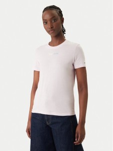 Tommy Jeans T-Shirt DW0DW22277 Różowy Regular Fit