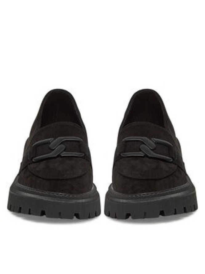 DeeZee Loafersy LE601-5 Czarny
