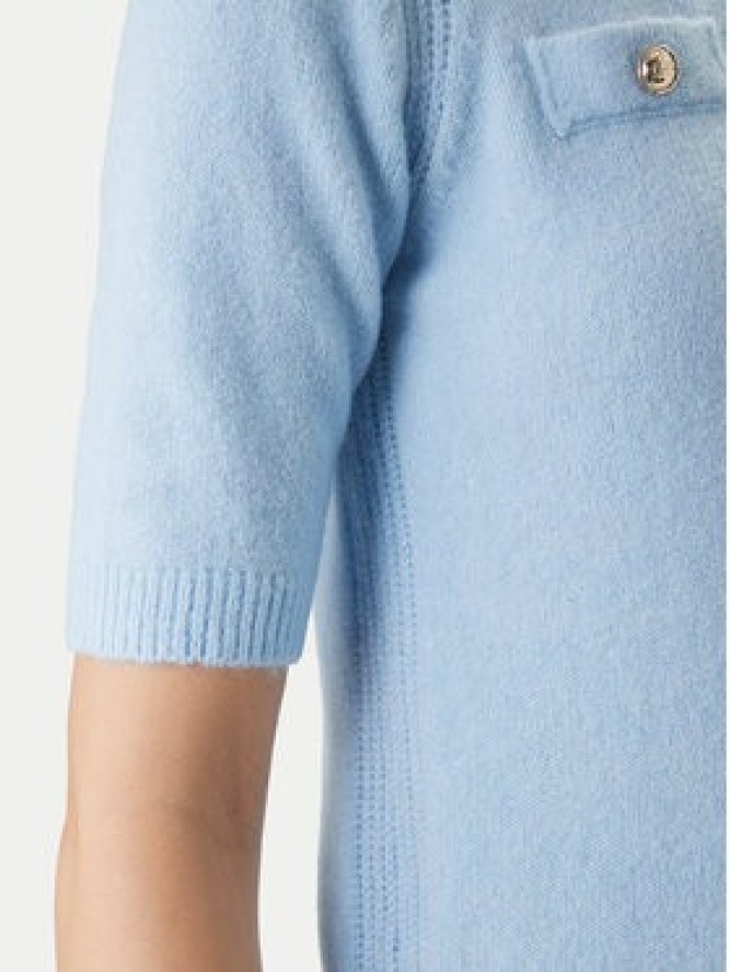 Morgan Sweter 261-MSOFI Błękitny Slim Fit