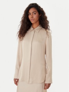 BOSS Koszula Beruta1 50542007 Beżowy Regular Fit