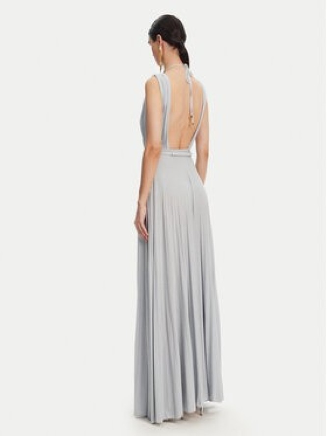 Elisabetta Franchi Sukienka wieczorowa AB-R21-52E2 Błękitny Regular Fit