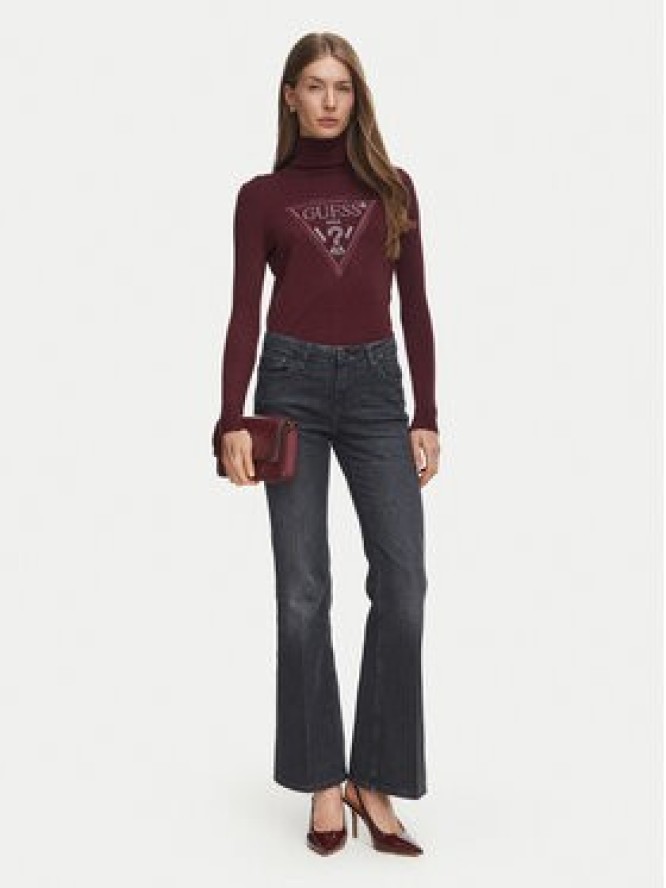 Guess Jeansy 184481 Czarny Flared Fit