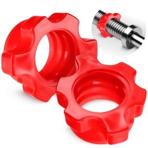 Zaciski plastikowe do gryfu 25 mm 2 szt. - czerwone