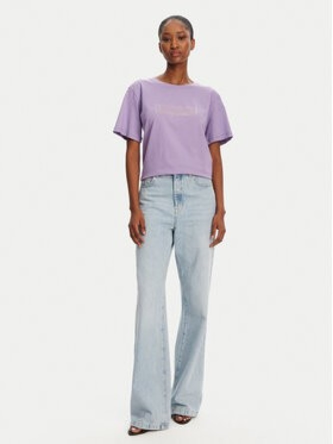 Patrizia Pepe T-Shirt 2M4422/J274-M531 Fioletowy Regular Fit