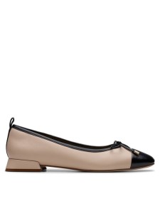 Clarks Baleriny Ubree15 Poppy 26181329 Beżowy