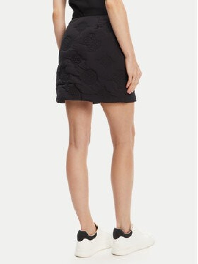 Guess Spódnica mini V5YD02 WHEB2 Czarny Regular Fit