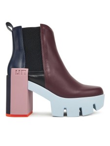 United Nude Botki Grip Chelsea Mid IV 1095992516 Bordowy