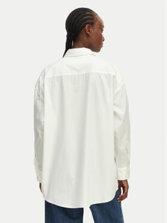 Tommy Jeans Koszula Essential DW0DW22936 Biały Oversize