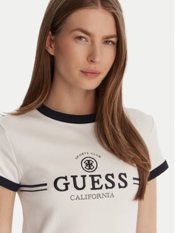 Guess Sukienka codzienna V6GK05 K2988 Biały Regular Fit