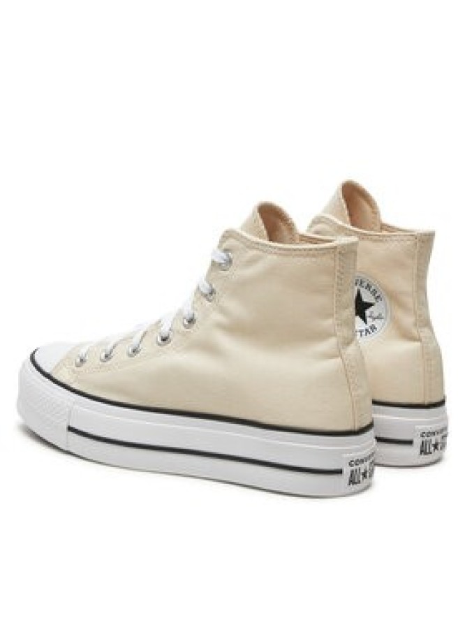 Converse Trampki Chuck Taylor All Star Lift Platform HI A08214C Beżowy
