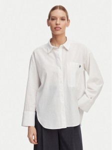 Tommy Hilfiger Koszula UW0UW06428 Biały Oversize