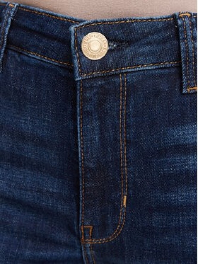 Guess Jeansy W6YA15 D1584 Granatowy Straight Fit