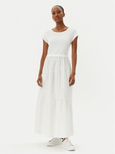 BOSS Sukienka codzienna C_Enesi_2 50536742 Biały Regular Fit