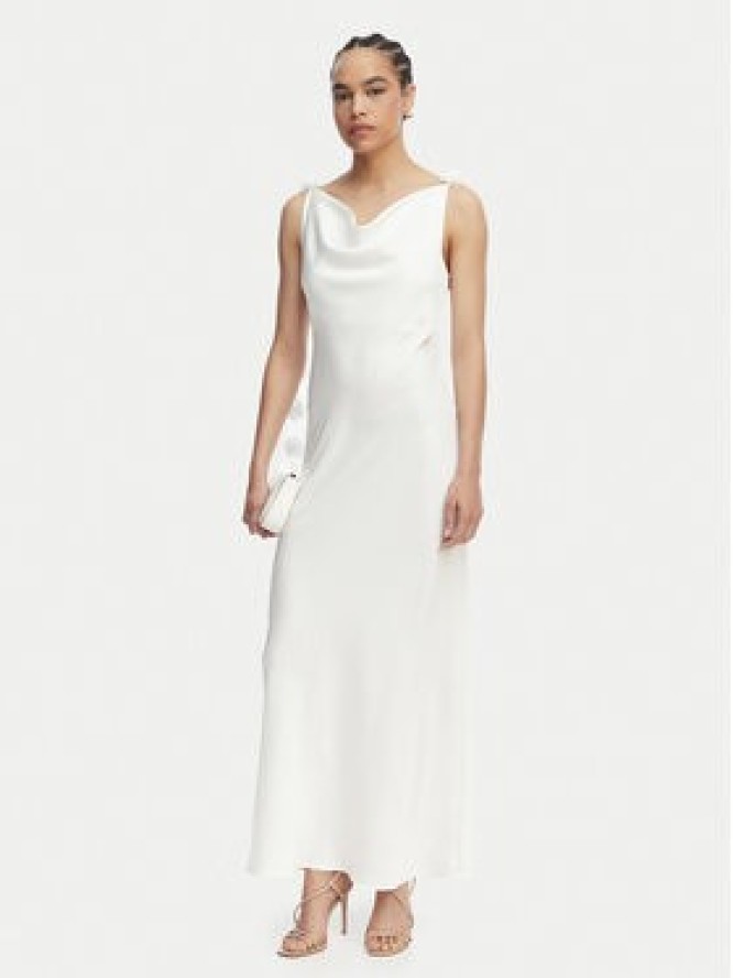 Vero Moda Sukienka koktajlowa Analeia 10348464 Biały Regular Fit