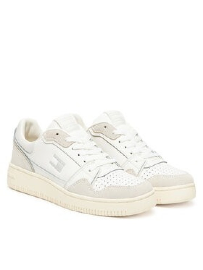 Tommy Jeans Sneakersy Tjw Retro Basket Sneaker EN0EN02818 Écru