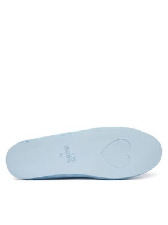 LOVE MOSCHINO Półbuty JA10101G1OIG0701 Błękitny