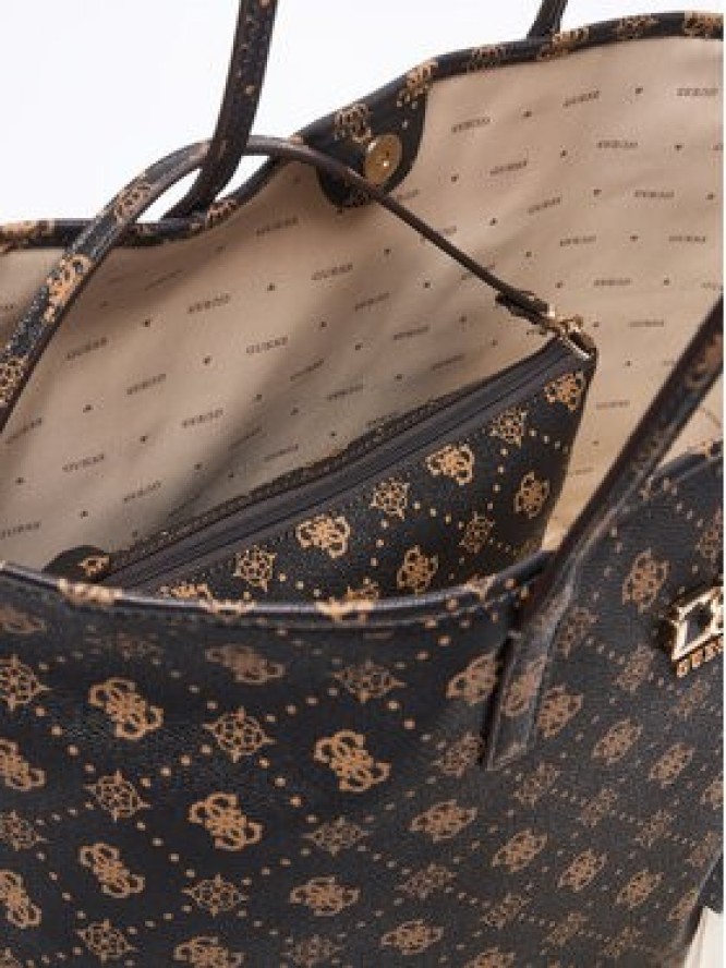 Guess Torebka Emelie Logo HWGP99 28240 Brązowy
