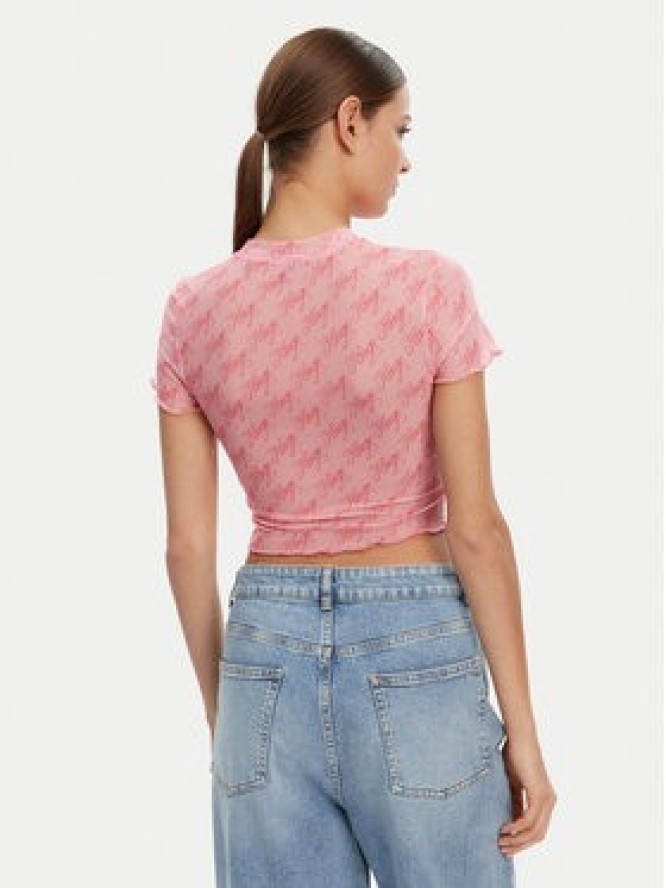 HUGO T-Shirt 50537184 Różowy Slim Fit