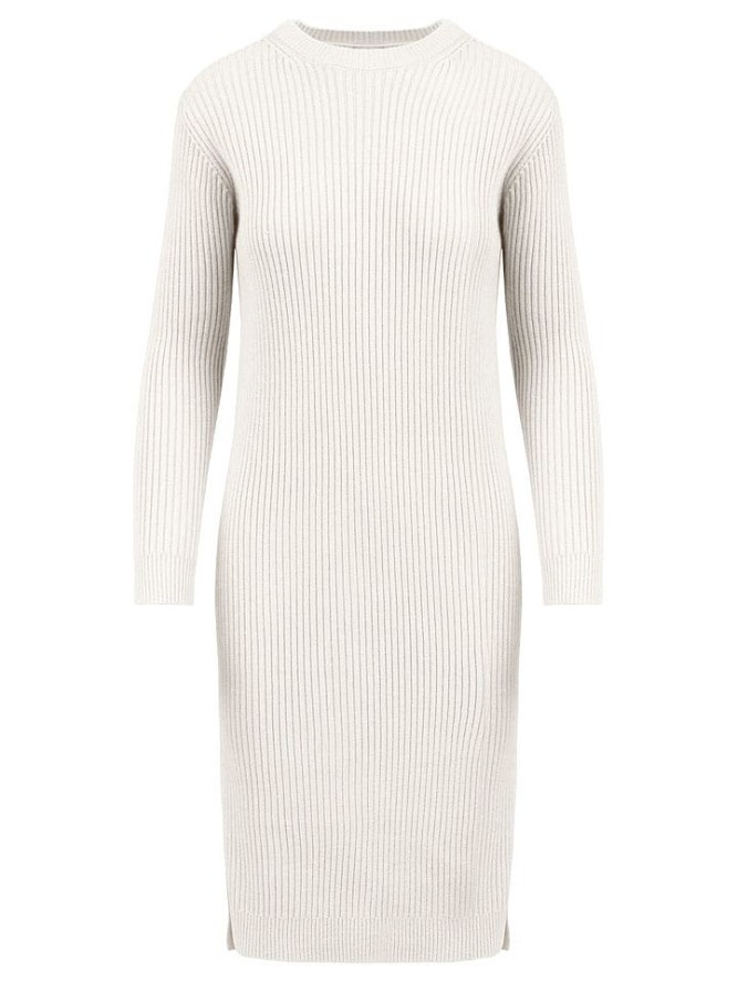 APART Sukienka dzianinowa w kolorze kremowym rozmiar: 40