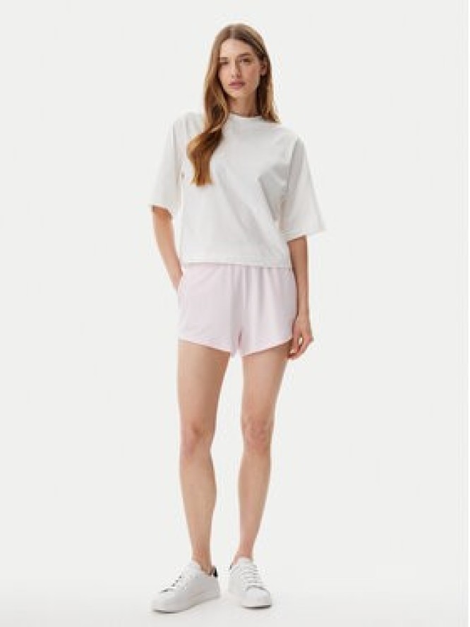 Guess Szorty materiałowe O5GD06 KCQP2 Różowy