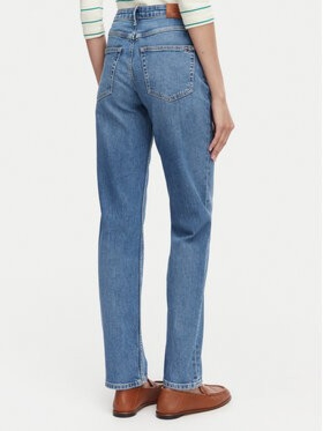 Tommy Hilfiger Jeansy Classic Straight Rw Mel WW0WW40634 Niebieski Straight Leg