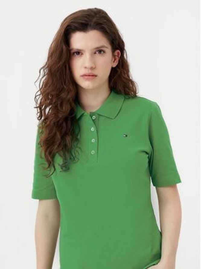 Tommy Hilfiger Polo 1985 WW0WW43224 Zielony Regular Fit