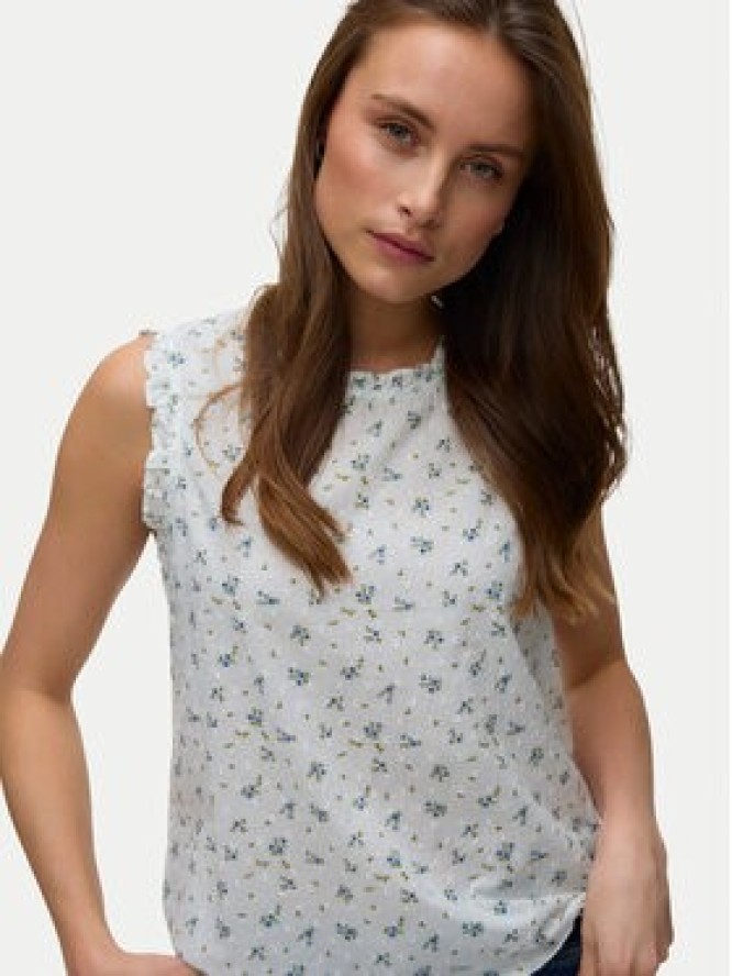 Vero Moda Top Trine 10342734 Biały Regular Fit