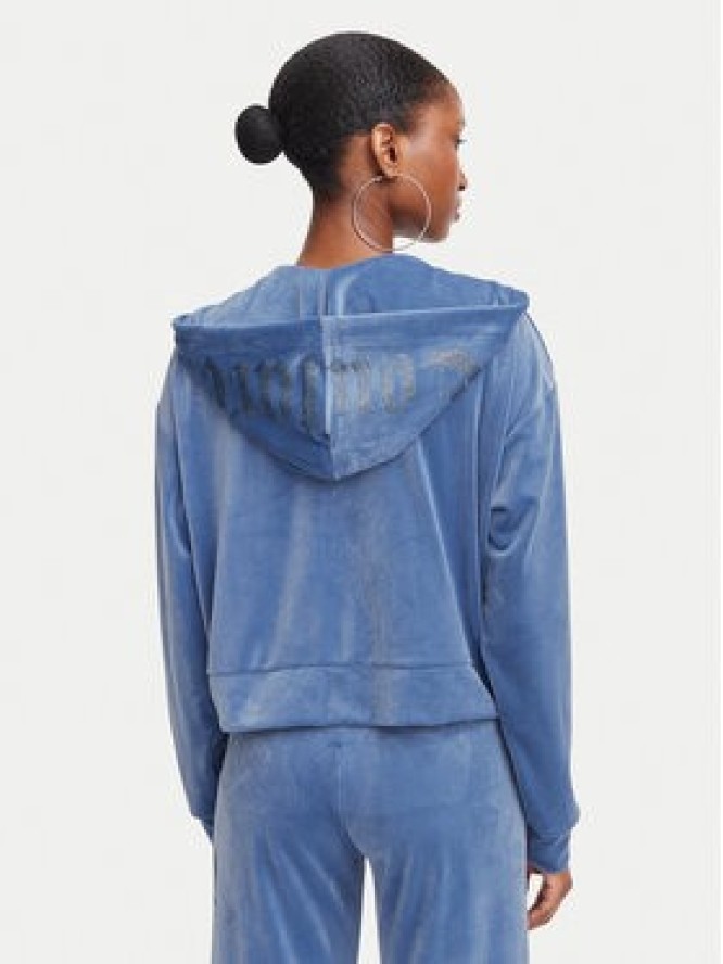 Juicy Couture Bluza Old Gothic JCWAS226333 Niebieski Slim Fit