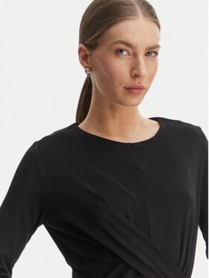 Rinascimento Bluzka CFC0127695003 Czarny Slim Fit