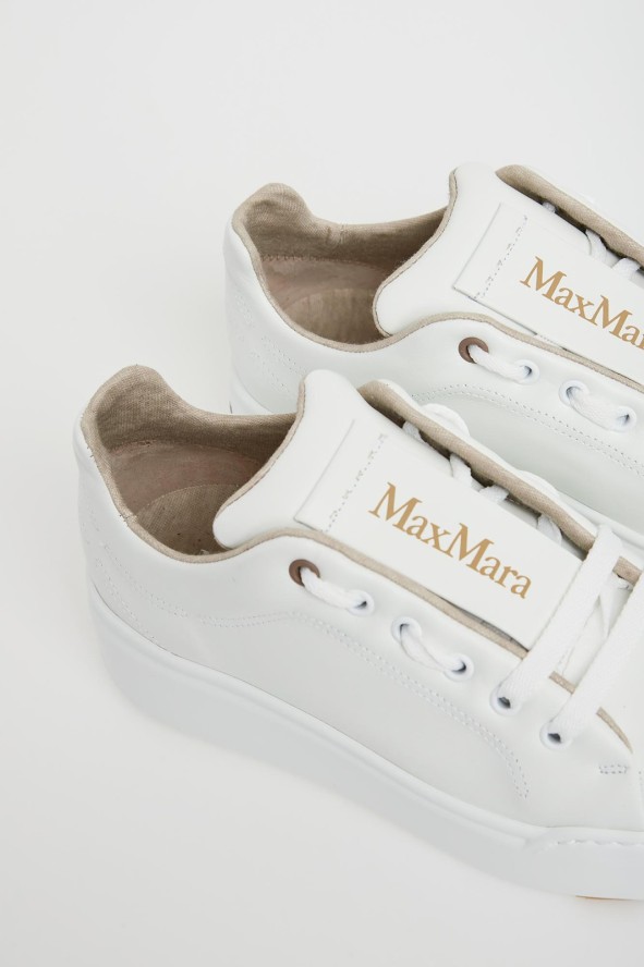 Sneakersy damskie z hydrofobowego kaszmiru Maxiws MAX MARA ACCESSORI