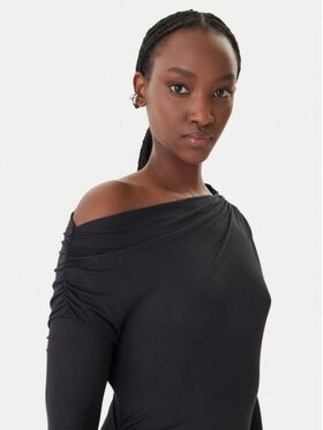 Patrizia Pepe Sukienka koktajlowa 8A1606/J37-K103 Czarny Regular Fit