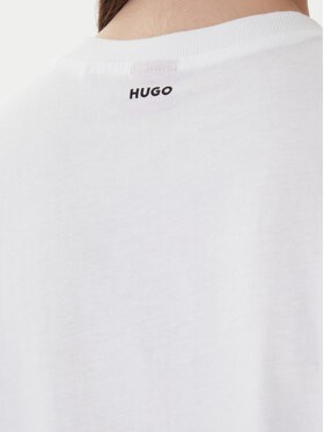 Hugo T-Shirt Dashire_4 50489198 Biały Regular Fit