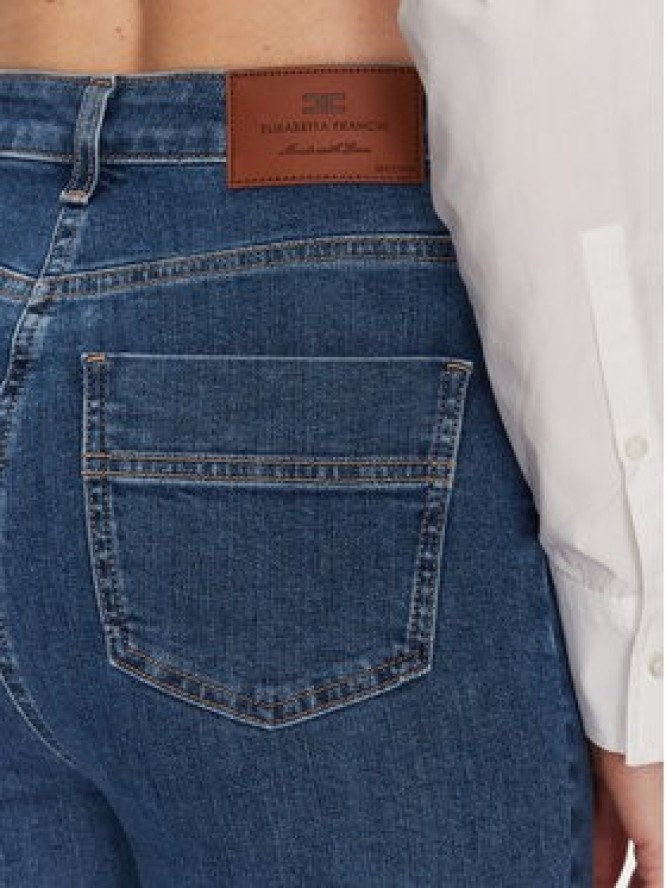 Elisabetta Franchi Jeansy PJ-86I-51E2-V320 Granatowy Regular Fit