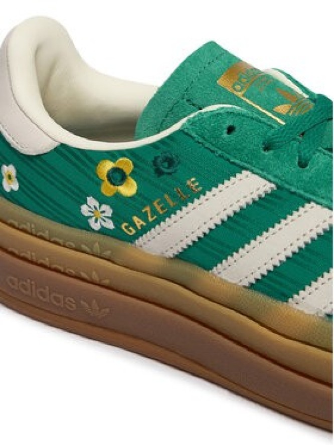 adidas Sneakersy Gazelle Bold IH1920 Zielony