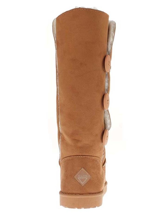 ISLAND BOOT Kozaki zimowe "Flora" w kolorze jasnobrązowym rozmiar: 39